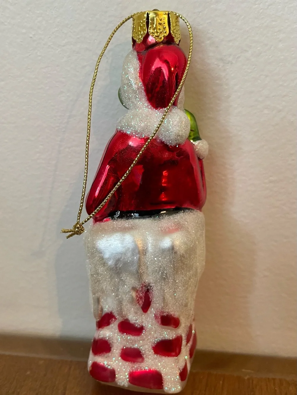RARE KURT ADLER Glass Ornament The GRINCH Who Stole Christmas Chimney DR SUESS